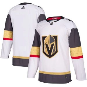 Herren Vegas Golden Knights Eishockey Trikot Blank Weiß Authentic